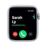 Apple Watch Series 5 (GPS, 44mm) - Silver Aluminum Case with White Sport Band