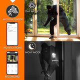 [New 2019] FullHD 1080p WiFi Home Security Camera Pan/Tilt/Zoom - Best Rated Smart App, Work with Alexa - Wireless Indoor Surveillance System (Black)