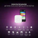 Philips Hue White and Color Ambiance LED Smart Light Bulb Starter Kit, 3 A19 Smart Bulbs & 1 Hue Hub