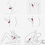 IMO Full Silicone Vibrating Cock Ring - Waterproof Rechargeable Penis Ring Vibrator - Sex Toy for Male or Couples (Wine Red)