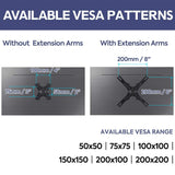 Mounting Dream Full Motion TV Wall Mounts TV Bracket with Articulating Arms