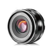 Meike 35mm f/1.7 Large Aperture Manual Focus APS-C Lens for Fujifilm X Mount Mirrorless Camera X-T3 X-H1 X-Pro2 X-E3 X-T1 X-T2 X-T10 X-T20 X-A2