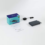 TP-Link 8 Port Gigabit Ethernet Network Switch | Ethernet Splitter | Sturdy Metal w/ Shielded Ports
