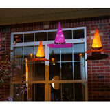 Halloween Decorations 6Pcs Witchs Hat Decor Light 33ft String Lights
