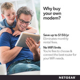 NETGEAR Cable Modem CM700 - Compatible with all Cable Providers