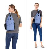 MOSISO Sling Backpack, Multipurpose Crossbody Shoulder Bag Travel Hiking Daypack