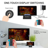 Switch Dock, ikedon Portable TV Docking Station Replacement for Nintendo Switch with HDMI and USB 3.0 Port