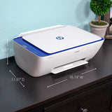 HP DeskJet 2655 All-in-One Compact Printer, HP Instant Ink & Amazon Dash Replenishment ready - Noble Blue (V1N01A)