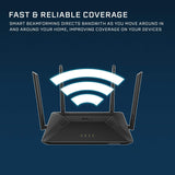 D-Link AC1750 Wifi Router, Gigabit Router for 4K Streaming and Gaming, Smart Dual Band, MU-Mimo
