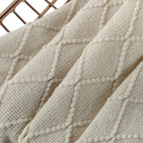 Bourina Sofa Couch Throw Beige, 50"x60",