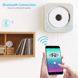 Portable CD Player with Bluetooth, Wall Mountable CD Music Player Home Audio Boombox with Remote Control FM Radio