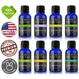 Radha Beauty Aromatherapy Top 8 Essential Oils 100% Pure & Therapeutic Grade - Basic Sampler Gift Set & Kit