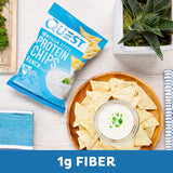 Quest Nutrition Tortilla Style Protein Chips, Ranch, Low Carb, Gluten Free, Baked, 8 Count