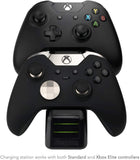 PDP Energizer Xbox One Controller Charger with Rechargeable Battery Pack for Two Wireless Controllers Charging Station Black (Package may Vary)