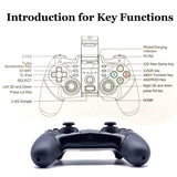 2.4G Wireless Bluetooth Android Game Controller，BRHE Mobile Gaming Controller Wired Gamepad for Android Phone, PS3, Tablet, PC – Black