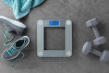 EatSmart Precision Digital Bathroom Scale with Extra Large Lighted Display, Free Body Tape Measure Included