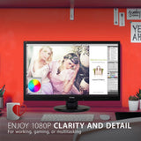 ViewSonic VA2246MH-LED 22 Inch Full HD 1080p LED Monitor with HDMI and VGA Inputs for Home and Office