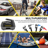 Skey Air Compressor Tire Inflator - Electric Auto Pump 12V DC Portable Air Compressor Pump Digital Tire Inflator Car Tire Pump