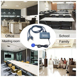 JideTech 2-Port USB HDMI Cable KVM Switch Video, Cables & USB Peripheral Sharing Support 4k×2K@30hz Resolution
