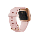 Fitbit Versa 2 Health & Fitness Smartwatch with Heart Rate, Music, Alexa Built-in, Sleep & Swim Tracking, Petal/Copper Rose (S & L Bands Included)