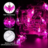 Halloween Lights Outdoor Halloween String Lights 3Pack 29.6ft 60 LED Pumpkin Spider Bat