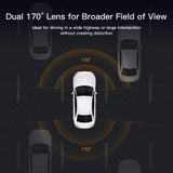 APEMAN Dual Dash Cam for Cars Front and Rear with Night Vision 1080P FHD Mini in Car Camera 170° Wide Angle Driving Recorder with G-Sensor