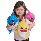 WowWee Pinkfong Baby Shark Official Song Puppet with Tempo Control - Baby Shark - Interactive Preschool Plush Toy