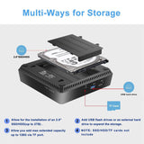 Mini PC,Intel Atom Z8350 Windows 10 Pro Mini Computer 4GB DDR 64GB eMMC,Support 4K HD,HDMI+VGA Output,2.4G/5G WiFi AC,2.5 inch SSD,Bluetooth