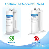 Waterdrop Refrigerator Water Filter, for EWF01, FC-300, FC300, EFF-6018A, 241988703, Pack of 2