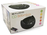 sAudio Portable CD Boombox, CD Player with AM FM Radio and Line-in Jack