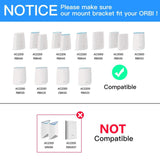 Netgear Orbi Wall Mount, BASSTOP Sturdy Clear Acrylic Wall Mount Bracket