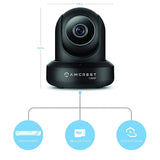 Amcrest ProHD 1080P WiFi Camera 2MP (1920TVL) Indoor Pan/Tilt Security Wireless IP Camera IP2M-841B (Black)