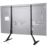 WALI Universal TV Stand Table Top for Most 22 to 65 inch LCD Flat Screen TV, Black