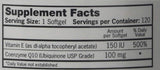 Qunol Ultra CoQ10 100mg,3x Better Absorption, Patented Water and Fat Soluble Natural Supplement Form of Coenzyme Q10,Antioxidant, 120 Count Softgels