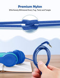 Mpow CH6 [2019 New Version] Kids Headphones Over-Ear/On-Ear, HD Sound Sharing Function Headphones for Children Boys Girls, Volume Limited Blue