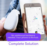Jiobit - Smallest Real-Time Location Tracker for Kids | Highly Secure, KidSAFE Approved, Lightweight, Durable, Live Notifications |