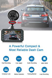 Dash Cam Front and Rear CHORTAU Dual Dash Cam 3 inch Dashboard Camera Full HD 170° Wide Angle Backup Camera with Night Vision WDR G-Sensor