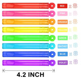 Bubble Wands Party Favors Pack of 64, Mini Neon Bubble Wands | Odor-Free Non-Toxic Kids’ Bath Toy/Birthday