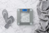 EatSmart Precision Digital Bathroom Scale with Extra Large Lighted Display, Free Body Tape Measure Included