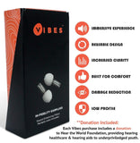 Vibes High Fidelity Concert Earplugs - Hearing Protection Ear Plugs Noise Reduction for Concerts, Sensory Disorders (Tinnitus Relief & Autism)