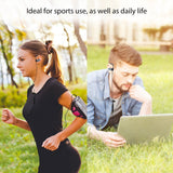 Avantree E171 Sports Earbuds Wired with Microphone, Sweatproof Wrap Around Earphones with Over Ear Hook, in Ear Running Headphones for Workout