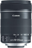 Canon EF-S 18-135mm f/3.5-5.6 IS Standard Zoom Lens for Canon Digital SLR Cameras (New, White box)