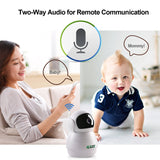 Wireless IP Camera 1080P,Nanny Cam,360 Degree Smart WIFI Camera Pan/Tilt/Zoom with Cloud Service,3D Image Touch Navigation,Panoramic View