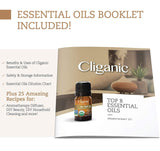 Cliganic USDA Organic Aromatherapy Essential Oils Set (8 Pack), 100% Pure Natural - Peppermint, Lavender, Eucalyptus) | Cliganic 90 Days Warranty
