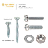 Deluxe Hardware Assortment Kit with Professional"No Mix" Case (1,300 Piece, 60 Sizes, Nuts, Bolts, Washers & Screws)