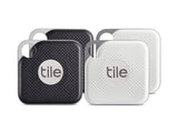 Tile Pro with Replaceable Battery - 4 pack (2 x Black, 2 x White)