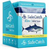 Safe Catch Elite Lowest Mercury Solid Wild Tuna Steak, 3 oz Pouch. The Only Brand To Test Every Tuna for Mercury (Pack Of 12)