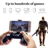 2.4G Wireless Bluetooth Android Game Controller，BRHE Mobile Gaming Controller Wired Gamepad for Android Phone, PS3, Tablet, PC – Black