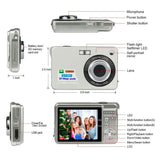 HD Mini Digital Cameras for Kids Teens Beginners,Point and Shoot Digital Video Cameras-Birthday&Christmas Gift