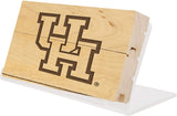 Houston Cougars 3" x 5.5" Hofheinz Pavilion Engraved Game-Used Basketball Court